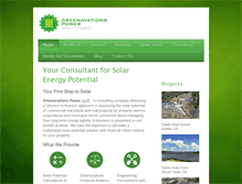Tablet Screenshot of greenavations.com